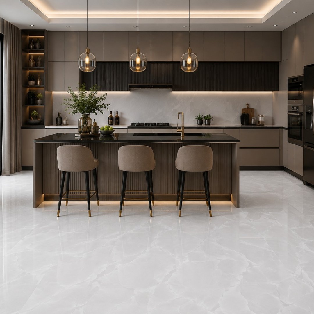 AL En Morgan Grey Marble & Stone Kitchen Tiles - My Home Studio